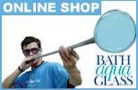 Bath Aqua Glass Advert