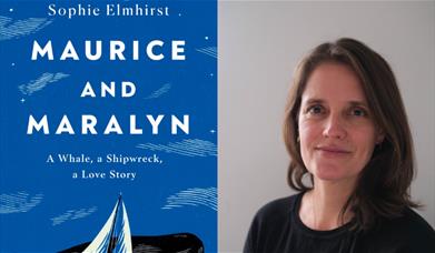 Author Sophie Elmhirst with her book Maurice and Maralyn
