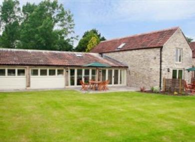 View of cottage from the lawn