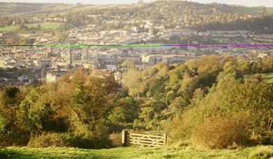 The Royal Crescent skyline