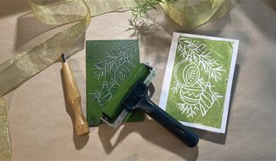Christmas Lino Print Workshop