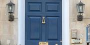 Kennard Entrance, blue door