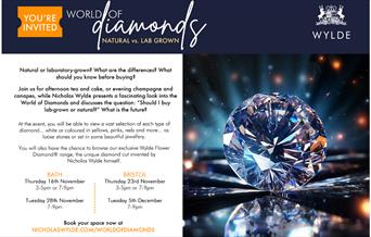 World Of Diamonds Event Flier