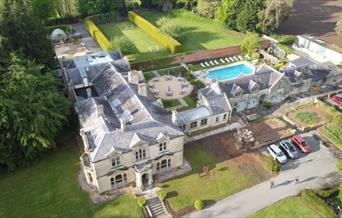 Beechfield House aerial shot
