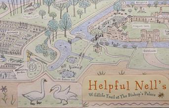 Easter Family Trail graphical map of the Wells area