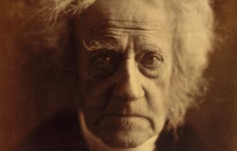 A black and white image of William Herschel