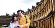 Couple completing Go Quest in Bath
