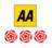 AA - 3 Rosettes