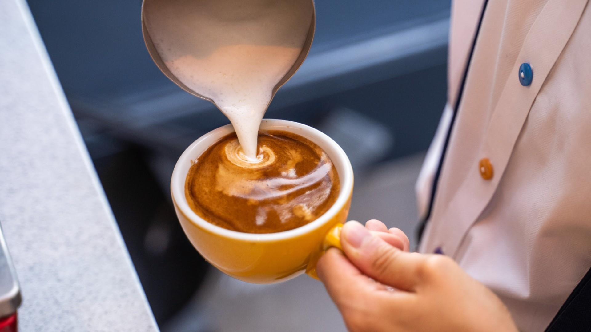 Abbey Hotel Hand Pouring Coffee