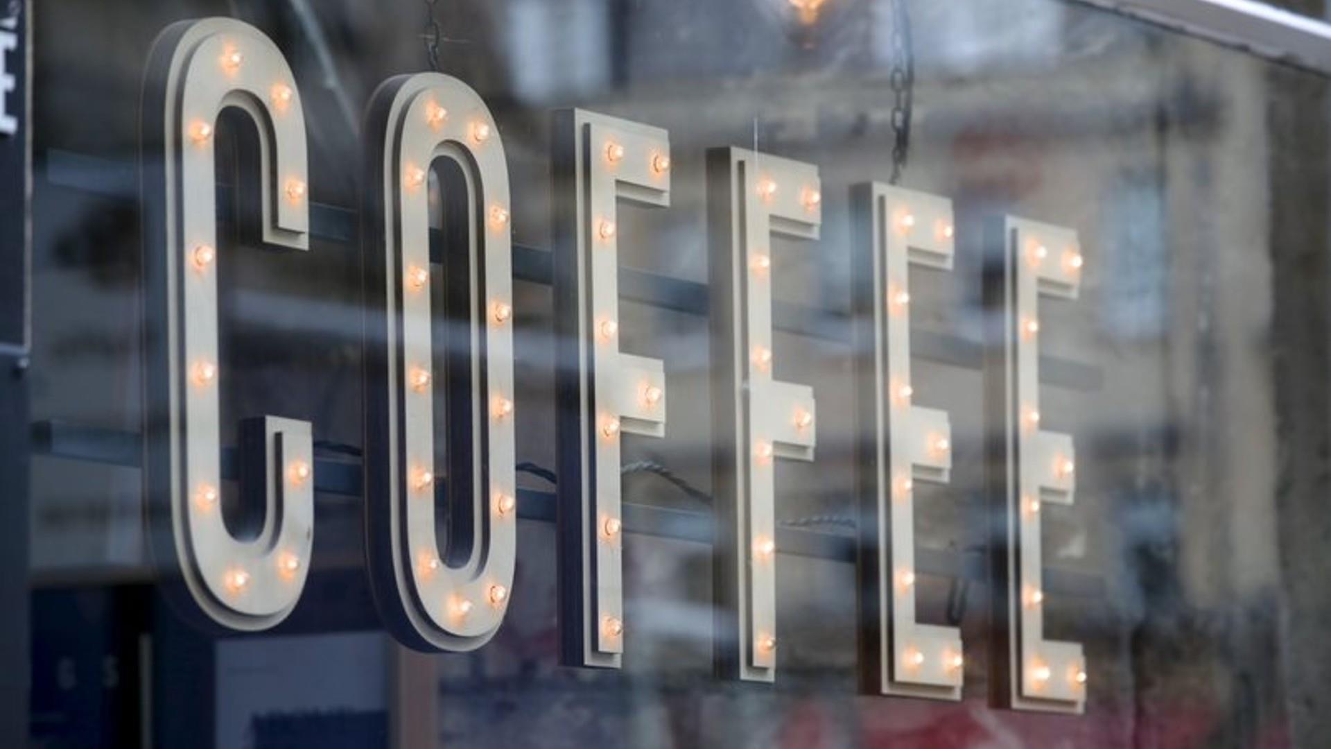 Coffee Sign -  CREDIT Bath Bid