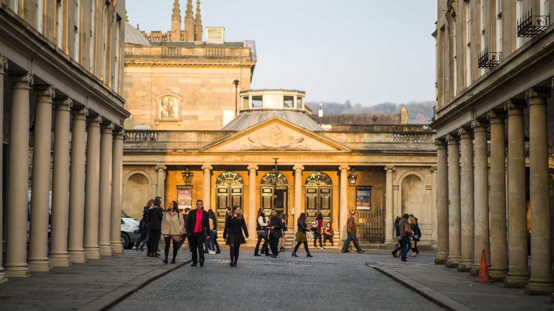 Bath Street and Roman Baths