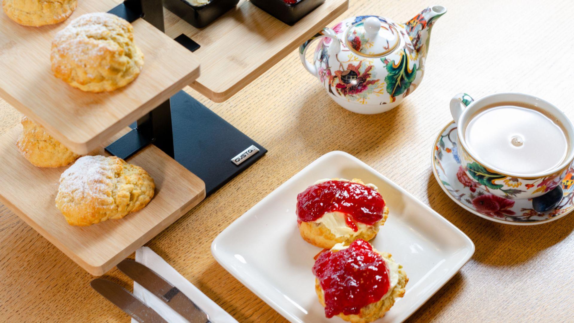 The Soap Bar Cafe cream tea
