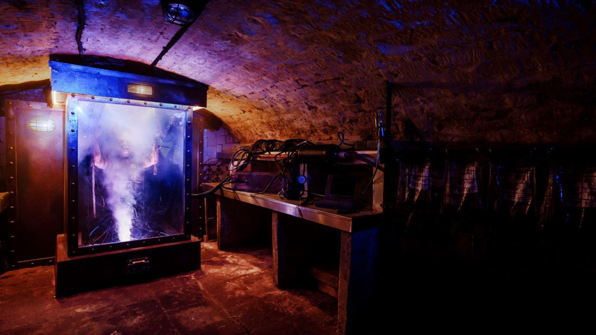 Horror basement at Mary Shelley's House of Frankenstein