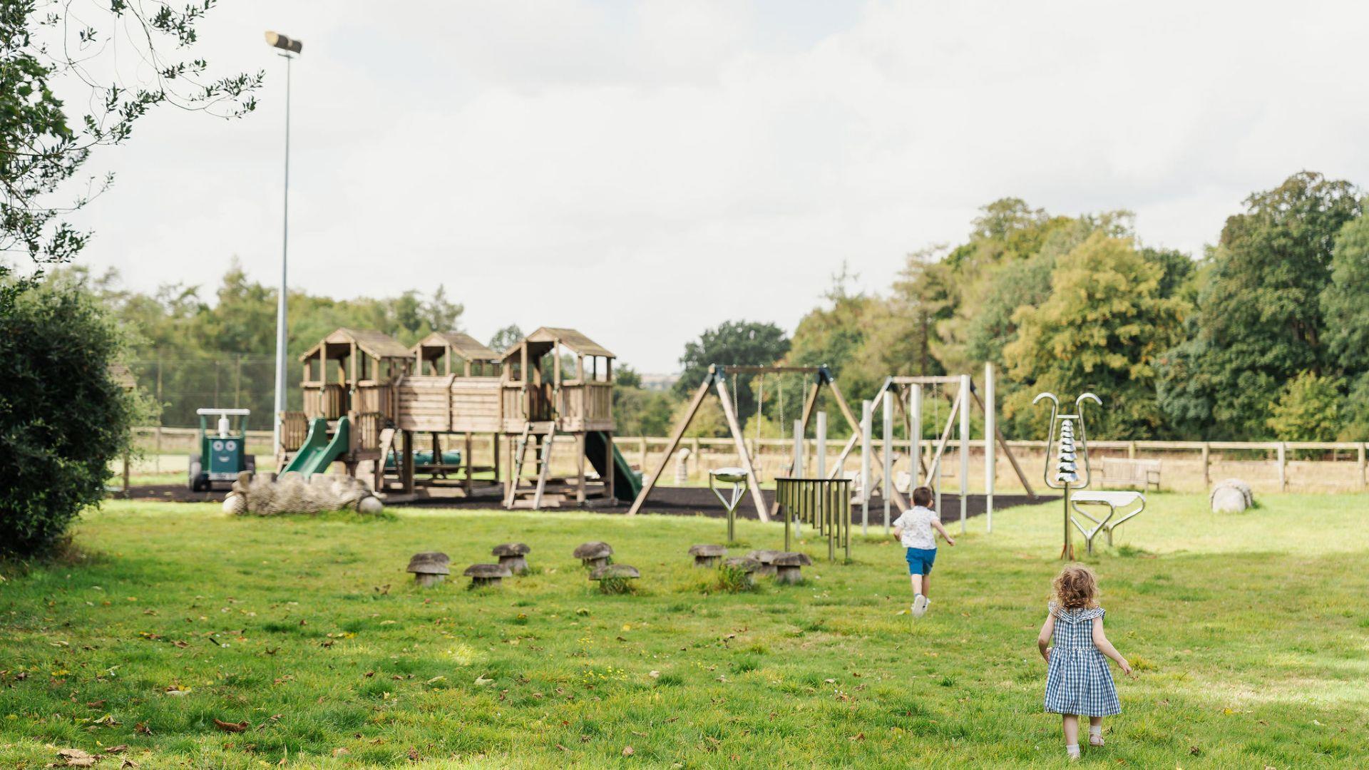 Childrens playground at Lucknam Park