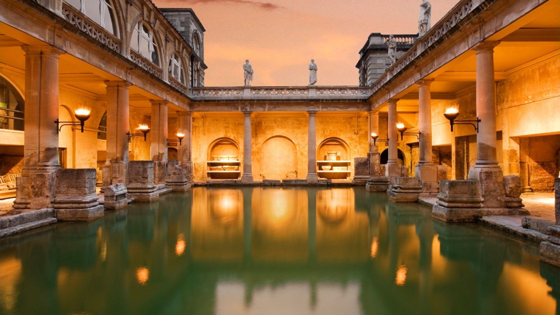 Roman Baths Summer Evening CREDIT The Roman Baths