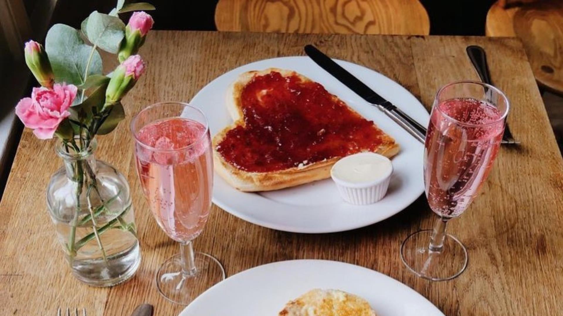 Heart-Shaped Buns at Sally Lunn's