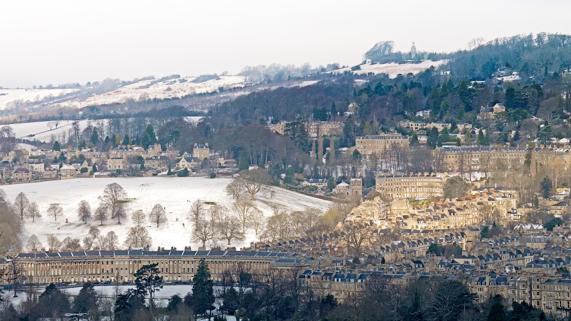 Snowy Bath