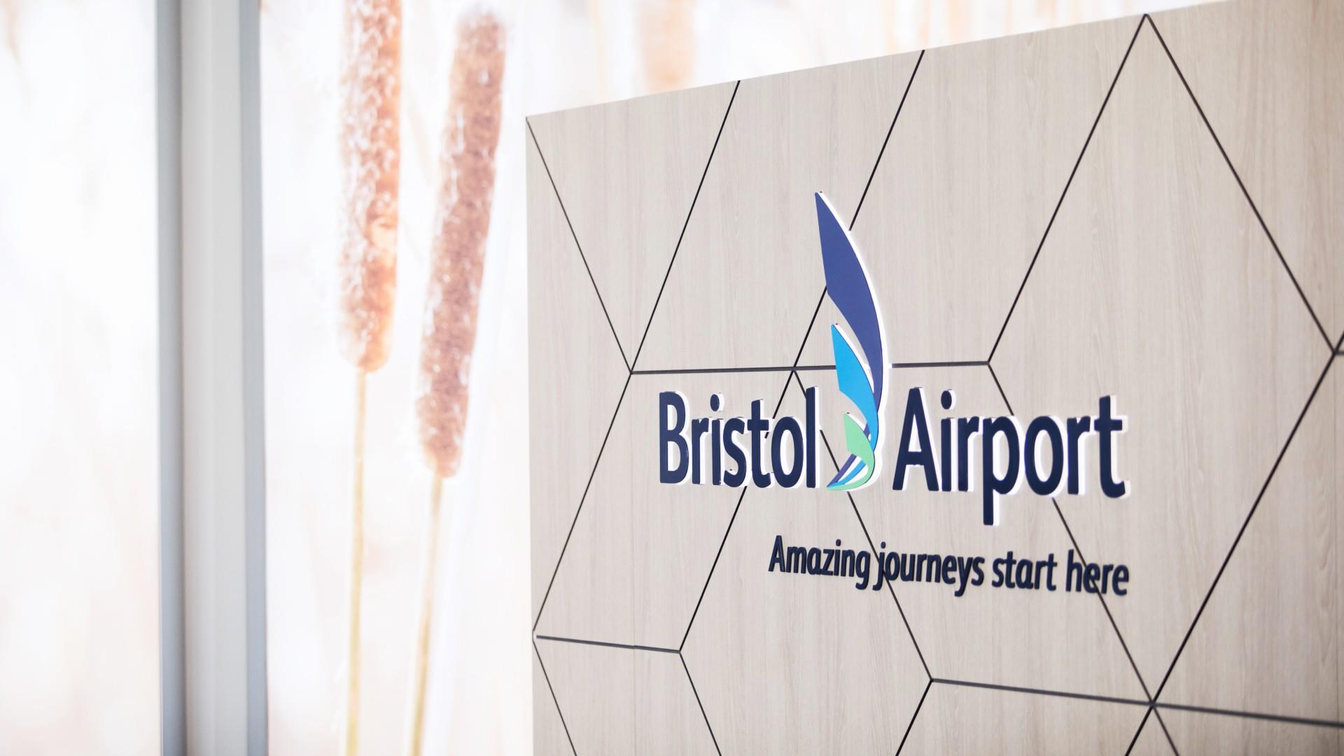 Bristol Airport sign