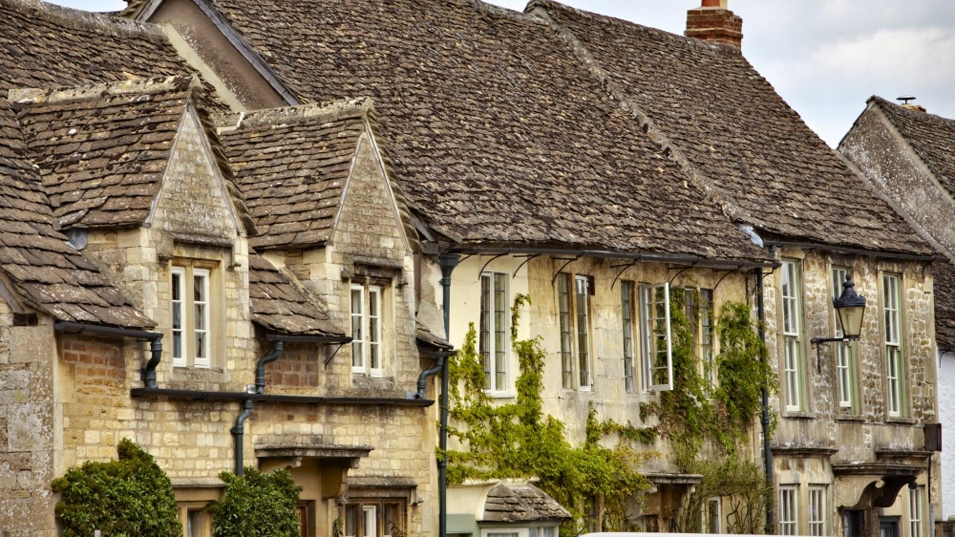 A row of houses in the village of Lacock