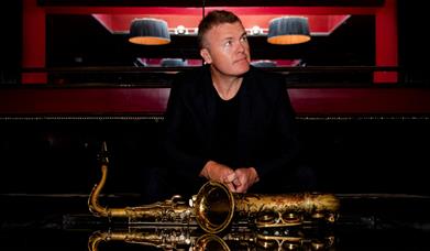 Iain Ballamy and saxaphone