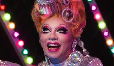a Photo of the Drag Queen Ginger Johnson 