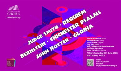 Bath Concert Poster Hertfordshire Chorus