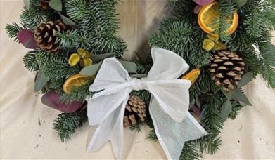 A Christmas wreath