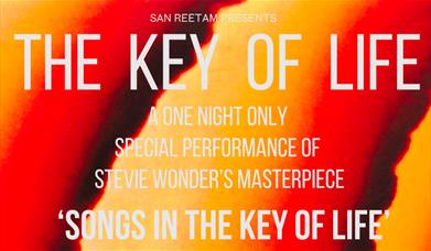 Promotional poster for San Reetam's one-night performance of Stevie Wonder's Songs in the Key of Life.