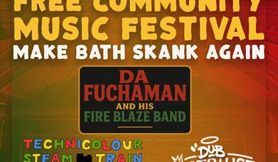 Free Community Music Festival: Make Bath Skank Again Poster
