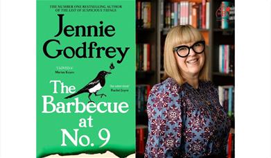 Jennie Godfrey and book. 