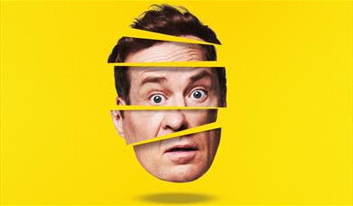 A poster advertising the show 'Ardal O'Hanlon: Not Himself' at Komedia Bath 