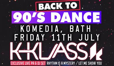Back to the 90's Dance Poster 