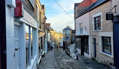 An image of Catherine Hill in Frome, Somerset