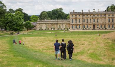 The grounds of Dyrham Park in South Gloucestershire 