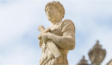 stone statue of emperor Hadrian