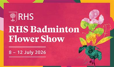 RHS Badminton Flower Show poster