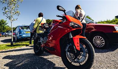 Motorbike on show at Haynes Motor Museum