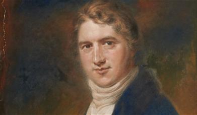Painting of a man (Thomas Field) former director of music at Bath Abbey
