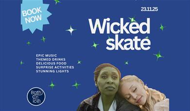 Wicked the movie / musical themed skate poster