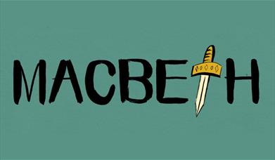 Macbeth written on blue background