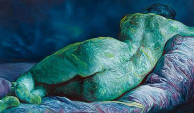 On the Way to the Leisure Centre, 2017. Image Credit Image courtesy the Artist and The Brown Collection © Glenn Brown. Photography by Mike Bruce