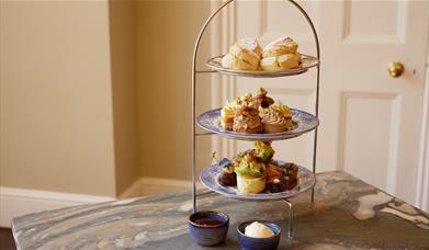 Afternoon Tea on a stand