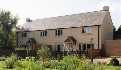 One of the luxury holiday cottages at Lucknam Park in Thickwood, near Bath