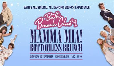 Mamma Mia bottomless brunch poster  