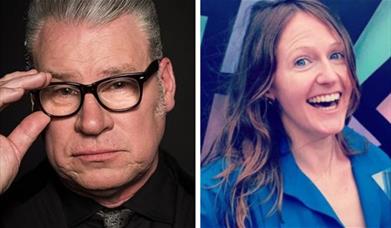 A photo of Mark Kermode and Jenny Nelson