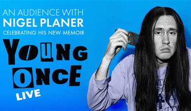 Nigel Planer combing his hair