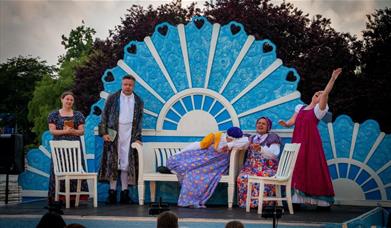 Illyria theatre company perform a scene from Jane Austen's Pride and Prejudice