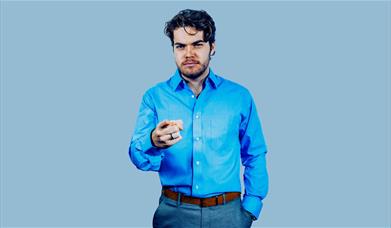 A photo of the comedian Rufus Rice. 