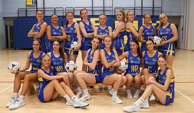 A picture of the Team Bath Netball NXT Gen League squad