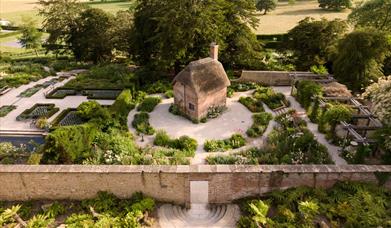 The Newt in Somerset Garden from above